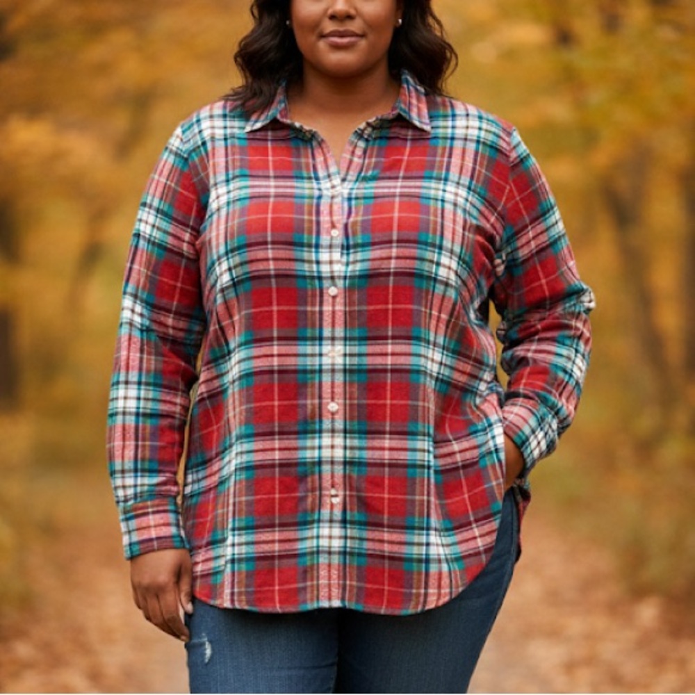 Lands End flannel